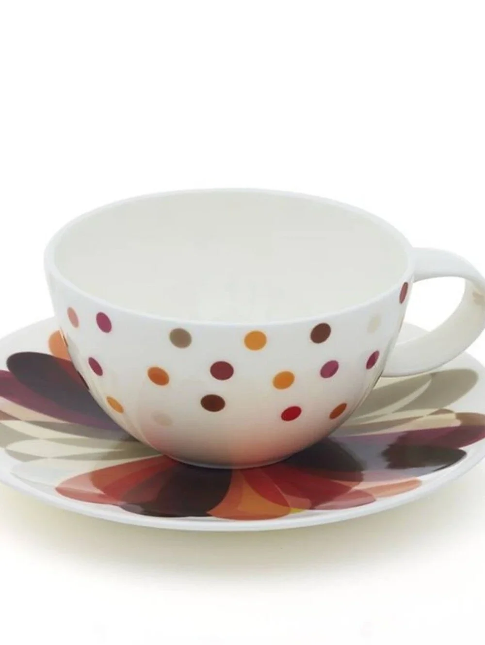 Crate & Barrel Coffee Cup & Saucer Teacup